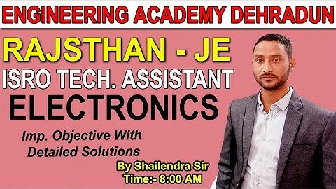 LEC-30, ELECTRONICS,IMP. MCQ