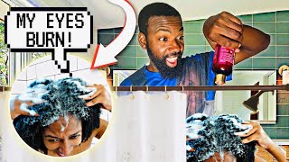 Shampoo Prank on Wife