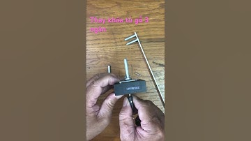 Tự thay khóa tủ gỗ 3 ngăn Hafele (S59)