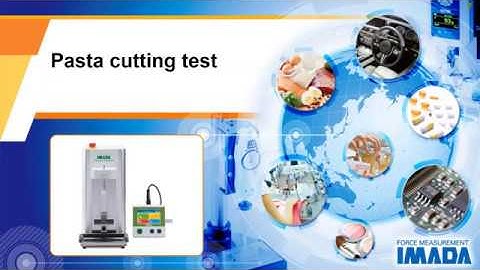 Pasta cutting (shear) test