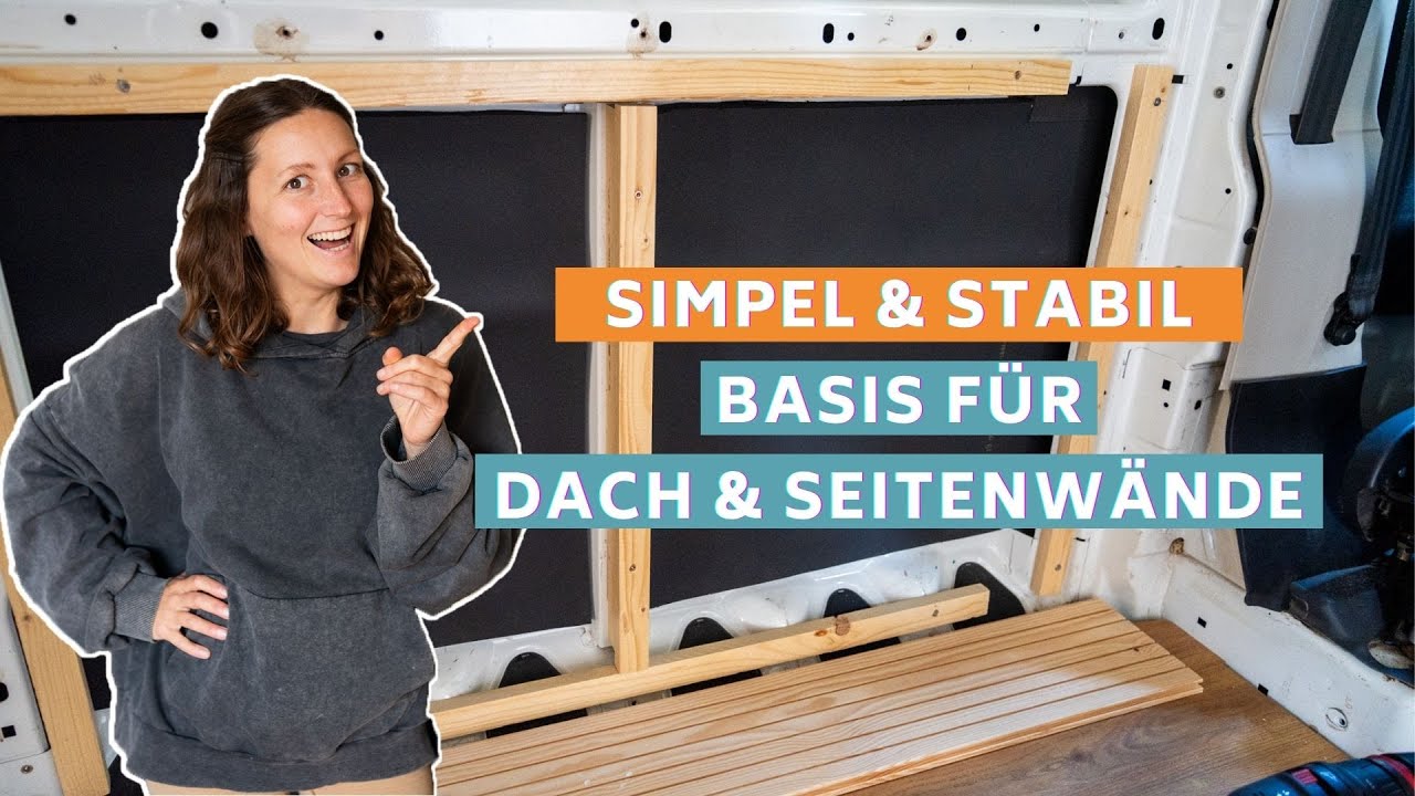 ПРОСТАЯ И НАДЕЖНАЯ ОПОРНАЯ КОНСТРУКЦИЯ Переоборудование кемпервана | Склеивание, прикручивание, п...
