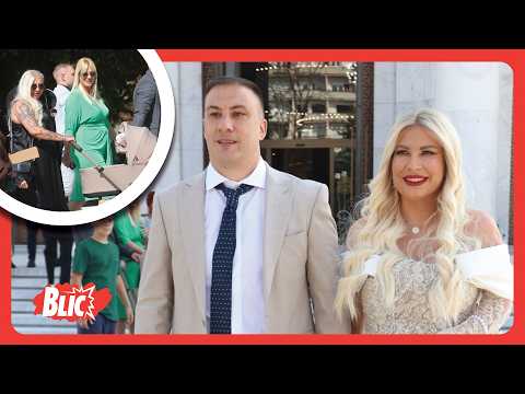 DEA ĐURĐEVIĆ KASNILA NA VENČANJE U HRAM Venčanicu šila drugarica, tu je i beba Iris:Poštujem običaje