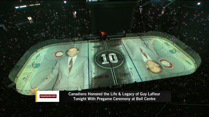 Canadiens honor the life & legacy of the late Guy LaFleur at the Bell Centre