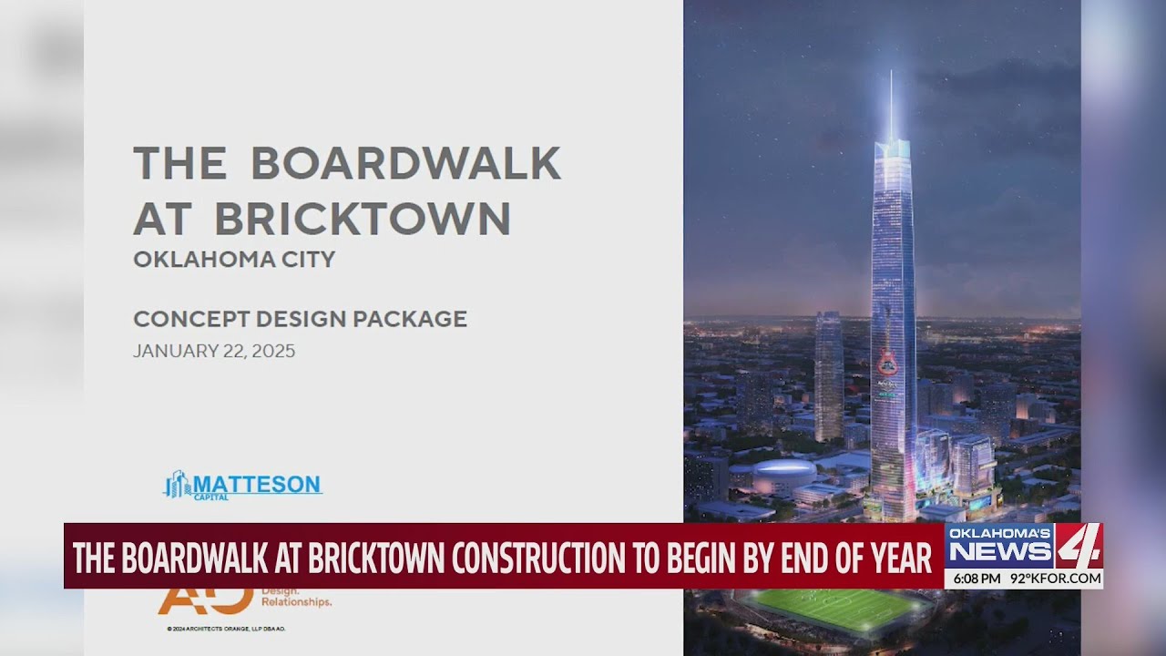 The boardwalk at Bricktown construction to begin by the end of the year