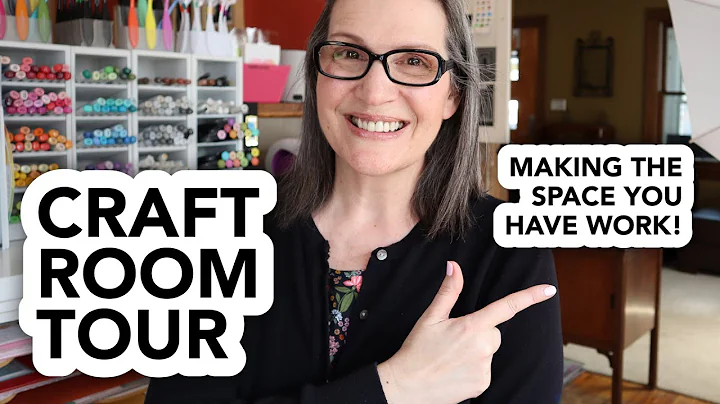 Craft Room Tour (how I set up my craft/dining room)
