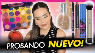 ¡PROBANDO MAQUILLAJE NUEVO! SENCILLO JAJA