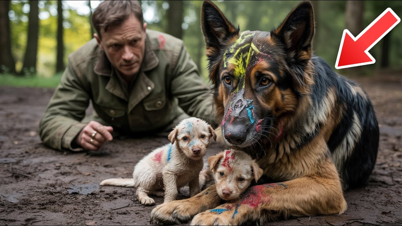 Sie nutzten eine Schäferhündin als Zielscheibe – doch ein Marine rettete sie rechtzeitig