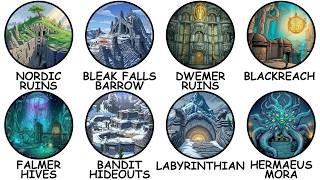 Every Dungeon in Skyrim Explained