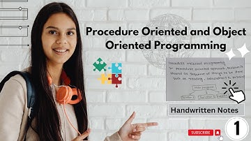 Procedure Oriented And Object Oriented Programming | Difference Between POP and OOP | In Hindi