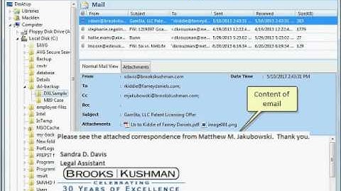 Viewer for DXL Files Exported from Lotus Notes