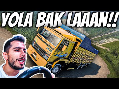 BÖYLE BİR YOL GÖRMEDİNİZ !!! | DE-LİR-DİMMM !! | ETS 2 FORD CARGO 2520 KAMYON MOD