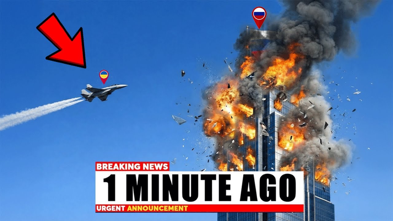 Ukrainian jet attacks the Russian Government! Putin Never Saw It Coming