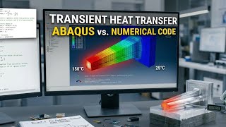 #abaqus Tutorial Trasient Heat Transfer of a Fin with Weixuan Liu