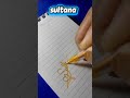 Signature that looks royal #calligraphy #handwriting #signature #sultana