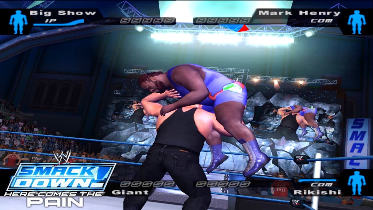 Big Show vs. Andre The Giant vs. Mark Henry vs. Rikishi | 4-Man Battle Royal | WWE Smackdown!🔥🔥🔥