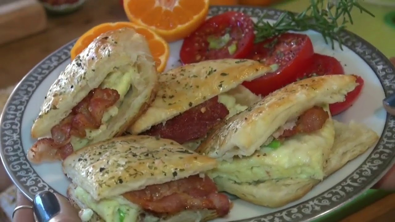 How to Use Frozen Puff Pastry Sheets Bacon & Eggs YouTube