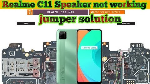 Realme C11 Speaker not working problem jumper solution|#thesoilboy