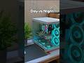 Minimalist Gaming PC Looks Different Every Hour #Shorts #setup #gaming #aesthetic