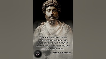 What Marcus Aurelius Said About Death(Memento Mori)
