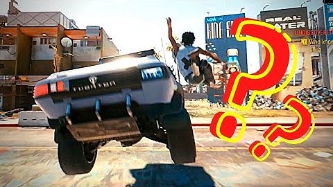 Cyberpunk 2077 funniest car glitch and bugs