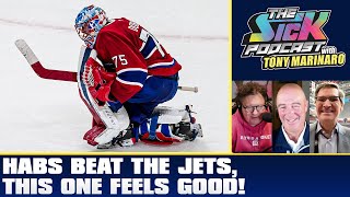 Habs Beat The Jets, This One Feels Good! | The Sick Podcast with Tony Marinaro December 3 2025