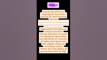 Thumbnail of "SQL Group Functions: MASTER Aggregate Functions with GROUP BY and HAVING!"