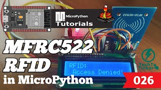 026 - Esp32 Micropython Mfrc522 Rfid