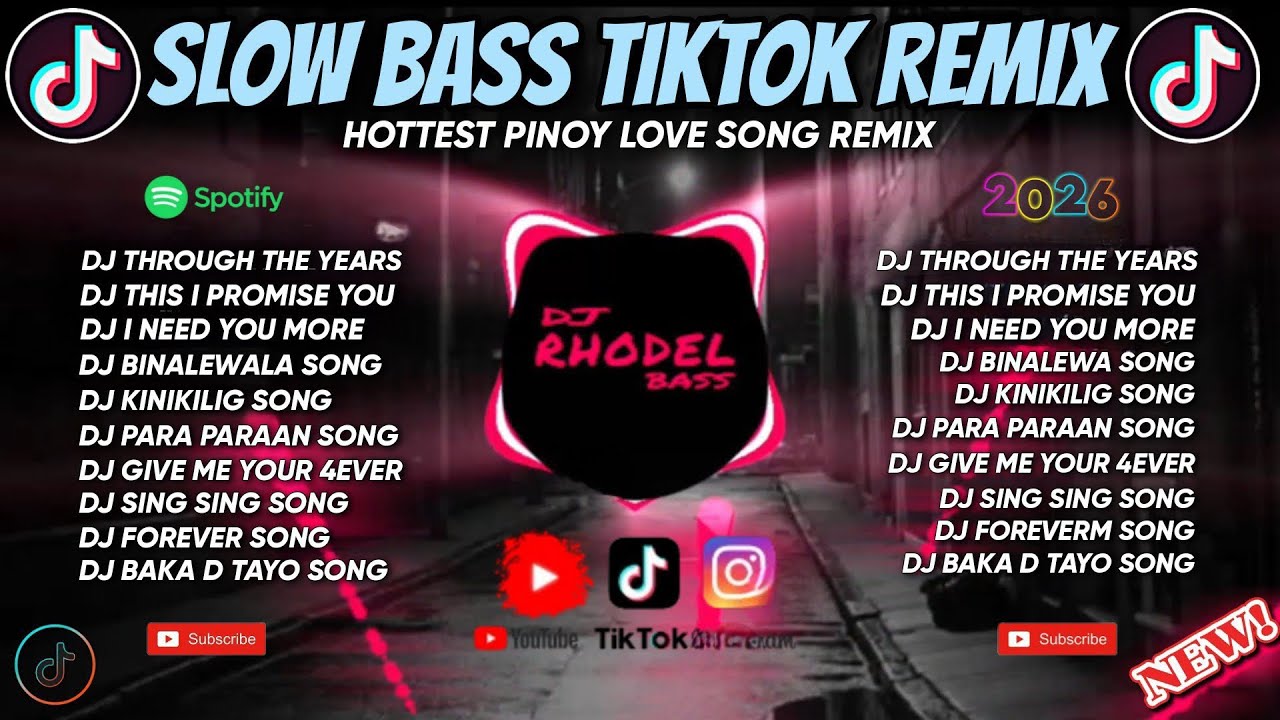 🔥NEW NONSTOP| THROUGH THE YEARS X MORE TIKTOK VIRAL LOVE SONG CHILL BASS REMIX/DJ RHODEL BASS🔥