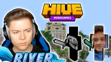 HACKERS hunt down and DESTROY Riverrain123 in Hive Skywars!
