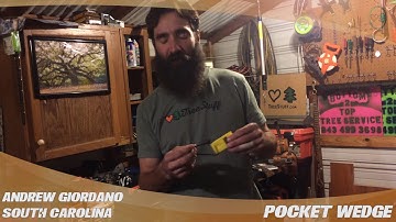 Pocket Wedge - TreeStuff.com Customer Andrew Giordano