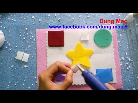 How to make Quiet books 5 - Hướng dẫn tự làm đồ handmade vải dạ nỉ cho bé | Foci