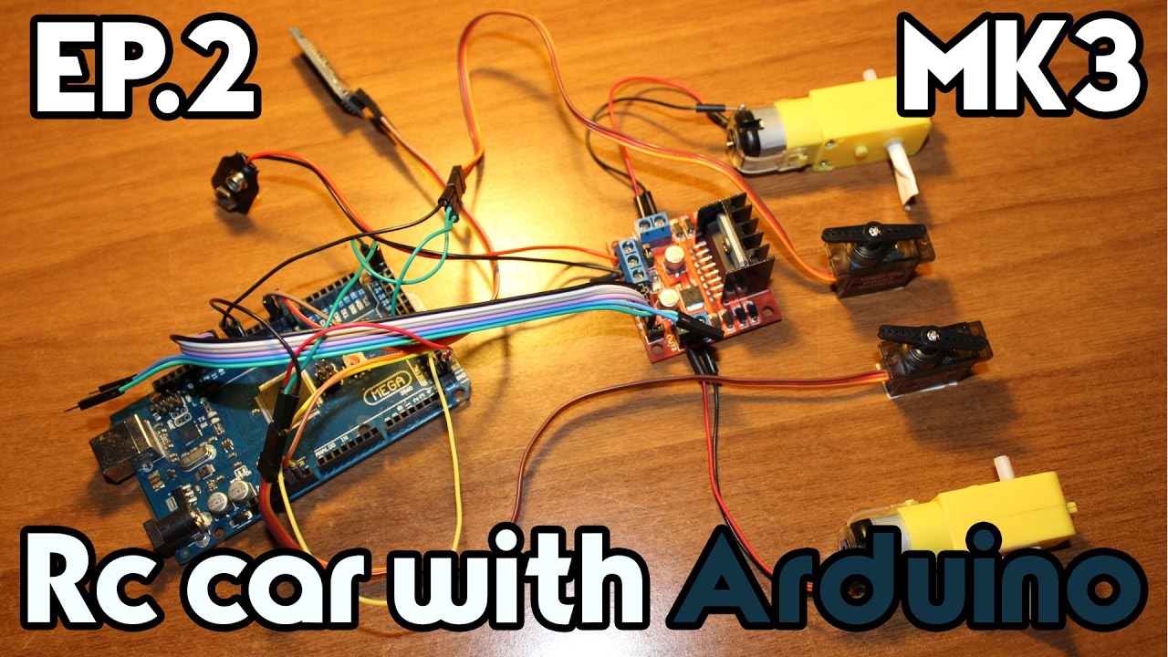 Arduino RC Car MK3 Build - Motors And Servos - YouTube