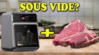 DREO CombiCook Fryer: Perfect TBone Steak with Chef Mode & Sous Vide Flavor