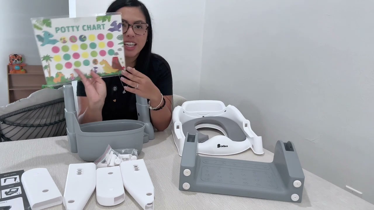 Szwbee 3-in-1 Potty Training Seat & Toilet with Sticker Chart