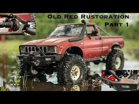 Old Red RC4wd TF2 Hilux Rustoration, Part 1, Chassis Rebuild