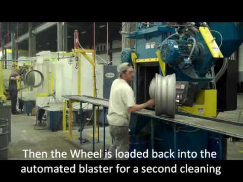 Pete S Tire Barns Wheel Rim Refinishing Youtube