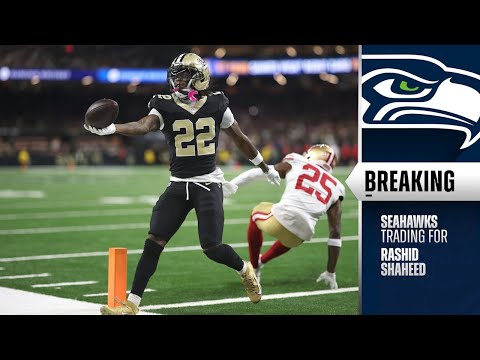 **Breaking News** Seahawks TRADE for Saints WR Rashid Shaheed 👀