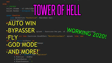 ROBLOX New Tower Of Hell Script! Auto Win, Fly, Bypass, Etc!