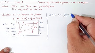 Chapter:9 Ex.9.2 (Q.5) Areas of Parallelograms and Triangles | Ncert Maths Class 9 | Cbse.