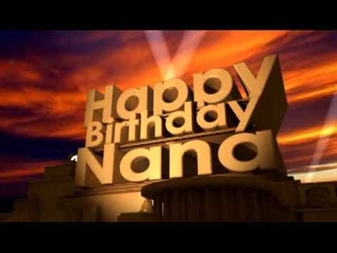 Happy Birthday Nana