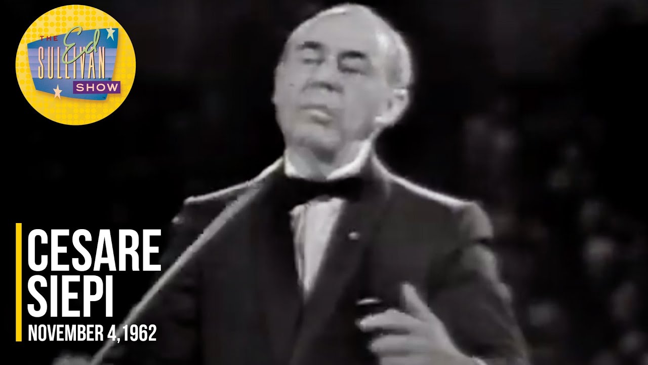 Cesare Siepi "You'll Never Walk Alone" on The Ed Sullivan Show