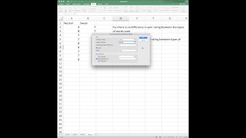 T test paired excel