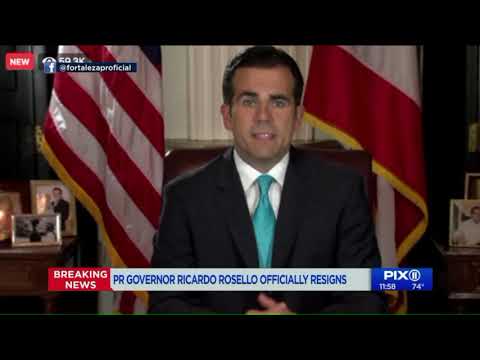 Video: Ricardo Rosselló, Guvernör I Puerto Rico, Bryter Tystnaden över Krisen