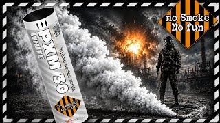 PXM30 - FLARA DYMNA BIAŁA - Piromax Fajerwerki