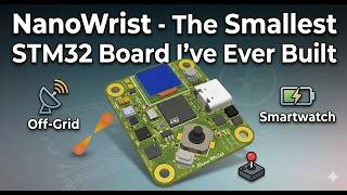 NanoWrist - The Smallest STM32 Board I've Ever Built !!!