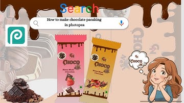 "Photopea Tutorial: Chocolate Packaging Design Using Mockup