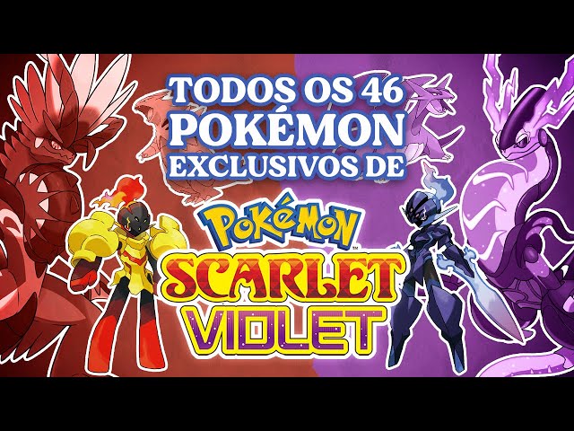 Exclusivos de Pokémon Scarlet e Violet: qual versão escolher? - Millenium