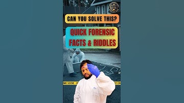 Solve This Forensic Riddle! 🔬#ytshort #viral #crime #forensic #ytshortsvideo @TaruvuForensicVlogs