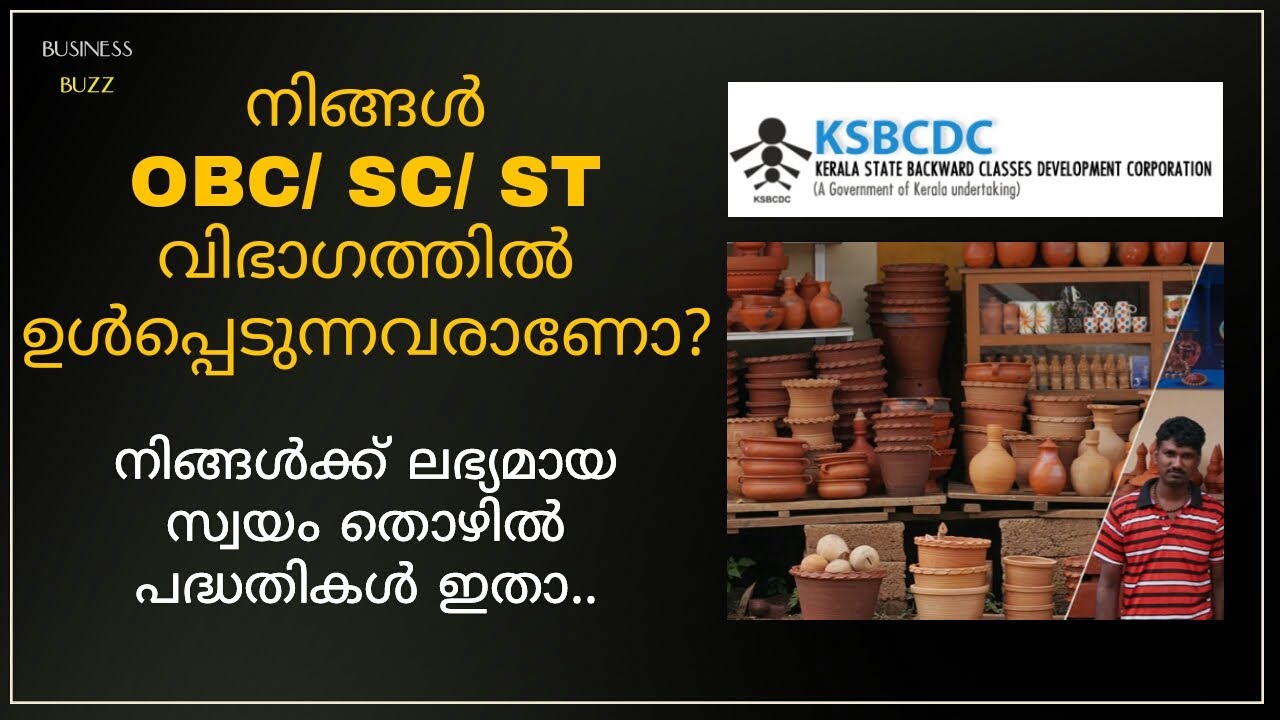 Self Employment Schemes of Backward Classes Development Board | OBC/SC/ST Business Loan Schemes