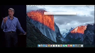WWDC15 - OSX El Capitan demo by CraigFederighi
